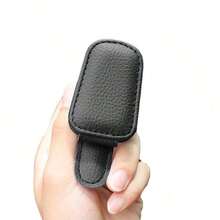 1 件，磁性时尚眼镜夹磁性 PU 皮革汽车遮阳板时尚眼镜夹 - 时尚眼镜夹和票卡夹 - 汽车遮阳板配件，理想的汽车配件