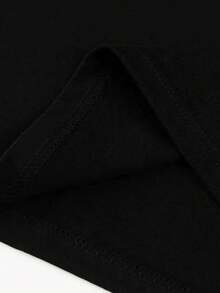 High-Quality New Product "The World Is Bad For Making Me Drink Alcohol" Funny Calligraphy Funny Clothing Funny T-Shirt - 黑色的 - 查看 5