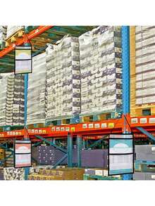 15 Pack Job Ticket Holder Work Order Plastic Sleeves With Hanging Strap Shop Ticket Holders 9 X 12 Dry Erase Pockets Reusable Repair Order Sleeves, Both Sides Clear - Black - View 5