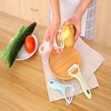Pelador de estilo nórdico, accesorio de cocina - Cuchillo pelador cerámico multifunción para verduras y frutas, pelador de frutas y verduras