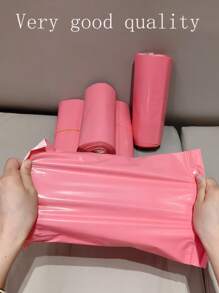 10/20 pezzi buste regalo con adesivi rosa di ringraziamento, buste per spedizioni multifunzionali, buste regalo di alta qualità per regali, abiti, scarpe, adatte per feste, matrimoni e packaging per piccole imprese