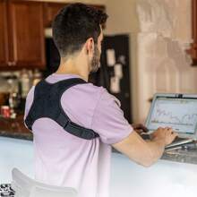 Corrector de postura ajustable con soporte para la espalda, cuello y hombros, faja de apoyo para la columna vertebral, cinturón invisible para adultos con joroba