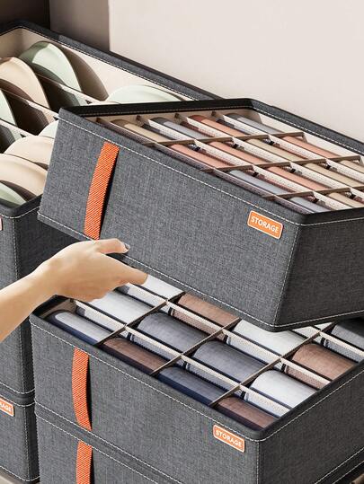 1pc Underwear Storage Box Socks Underwear Storage Artifact Home Bedroom Clothing Classification Drawer Compartment Storage Box