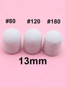 Easy Nail 10 Pcs Purple Nail Sanding Caps With Bit Nail Drill Bits For Foot File Callus Remover, Manicure Pedicure Nail Polisher #80 #120 #180 - Multicolor - View 11