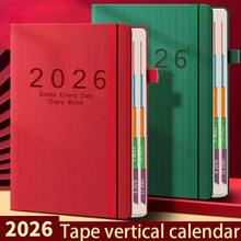 2026 New Hardcover Spiral Bound Agenda Planner Notebook, 400 Pages Daily Planner Calendar Journal, Time Management Self Discipline Tracker, 365 Days Planner For Office,School Supplies,Back To School