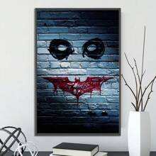 WB 1/15PCS DC Batman The Dark Knight Poster Movie Figures Home Decoration Painting Wall Art Bedroom Cartoons Decor Wallpaper Wall Bedroom Decoration - Frameless