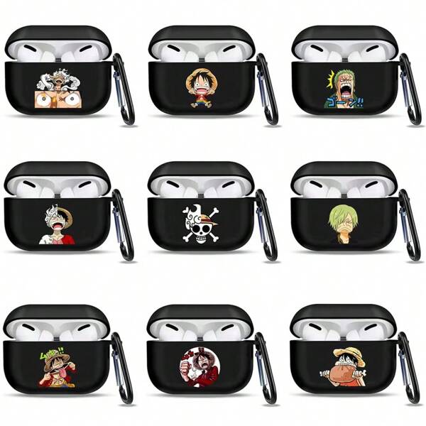 bandai 1pc/One Piece AirPod CasePopular Characters Have Cool Shapes, With The Theme Of Classic Characters Of "One Piece", The Q Version Design Is Cute, And Characters With Funny Patterns Are All Available! Drop-Resistant And Durable, Suitable For Anime Lovers To Carry With Them