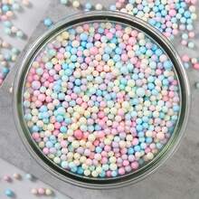 4mm-6mm Colorful Foam Beads, 10g/25g/50g/100g, Suitable For Gift Filling, Can Be Used For Glass Bottle Filling, Wishing Bottle Filling, Gift Box Filling And Other Gift Fillings. Ideal Choice For Valentine's Day Party, Birthday, Wedding And Gift Box Filling. - Multicolor - View 8