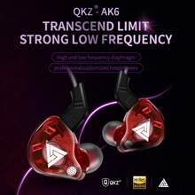 QKZ Original QKZ AK6 Pro EDX Pro 1DD Dynamic Earphones HIFI Bass Earbuds In Ear Monitor With Microphone 3.5mm Sport Noise-Proof Stereo Headset ZST X Dual Drive