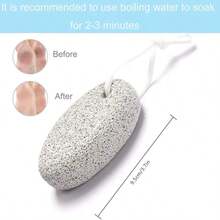 1PC Natural Pumice Stone Foot Scrubber Callus Remover, Volcanic Rock Pedicure Tool With Double-Sided Exfoliating Gentle Dead Skin Removal For Sensitive Feet Spa Home Care, Foot Care Essentials - Multicolor - View 8