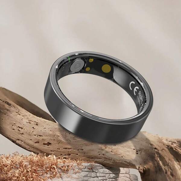 Anello intelligente, leggero e confortevole, supporta molteplici modalità sportive, registrazione in tempo reale dei dati sportivi, impermeabile IP68, controlla la fotografia, dotato di custodia di ricarica, unisex, adatto per Android e iOS.