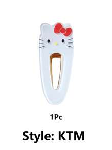 Sanrio 1Pc Hello Kittys Barrettes Cartoon Cute Kuromi Cinnamoroll My Melody Headband Hair Accessories Toys Gifts(Some Parts May Be Random) Back To School
