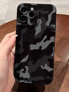 เคสโทรศัพท์ลายพราง Apple สีดำเรียบง่าย กันกระแทกหนา เหมาะสำหรับ 16/16 Pro/16 Pro Max/16 Plus/15 XR/7/8 15 Pro Max/12 Pro Max/13 Pro Max/14 Pro Max 13 14 11 12p14 ผู้หญิง P11 Soft Shell P12 กันตก XS.XR /78P.78GES2, เหมาะสำหรับ A134G A22 A21S A514G A52 S22 ULTRA A335G, เหมาะสำหรับ 10 เหมาะสำหรับ Note 114G เหมาะสำหรับ 11 Lite A53 Tpu A14/A23/S23 ULTRA S24 A14 A15 S23 A73 เหมาะสำหรับเคสโทรศัพท์ - มัลติคัลเลอร์ - ดู 4