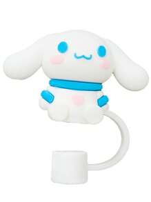 Sanrio 1 pezzo Coperchio in silicone kawaii a forma di personaggi della serie Sanrio Hello Kitty, My Melody, Kuromi, Cinnamoroll per tazze e bicchieri con cannucce, accessori, articoli per la scuola