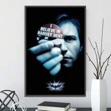 WB 1/15PCS DC Batman The Dark Knight Poster Movie Figures Home Decoration Painting Wall Art Bedroom Cartoons Decor Wallpaper Wall Bedroom Decoration - Frameless