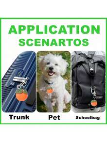 Vỏ đựng móc khóa bằng da tương thích với Apple AirTag Vỏ đựng thẻ AirTag dễ thương bảo vệ Móc khóa Vòng chống trầy xước Máy tìm kiếm Vỏ theo dõi GPS - Nhiều màu - Xem 7