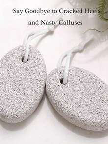 1PC Natural Pumice Stone Foot Scrubber Callus Remover, Volcanic Rock Pedicure Tool With Double-Sided Exfoliating Gentle Dead Skin Removal For Sensitive Feet Spa Home Care, Foot Care Essentials - Multicolor - View 6