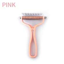 Cat Brush Cat Fur Knot Cutter Pets Hair Removal Comb Dog Grooming Shedding Tools Double Sided Stainless Brush Pet Products