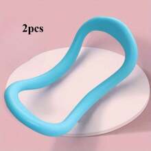 2pcs Gym Yoga Stretch Ring Open Shoulder Magic Circle Pilates Exercise Ring Back Stretcher Assistance Fitness Equipment