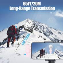 Wireless Lavalier Microphone For Phone TypeC Lapel Mics Plug-Play 2.4G Ultra-Low Delay Built-In Noise Reduction Chip Working Time For Video Recording Interview Podcast Vlog