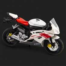 1 pièce - Modèle de moto simulée Jouets pour enfants Décoration de moto Moto à glissière Réservoir d'essence en alliage Pneu en caoutchouc Cadeau d'anniversaire exquis pour garçons Décoration de chambre Cadeaux d'hiver, Moto jouet, Motocyclette, Jouets de Noël, Rentrée scolaire