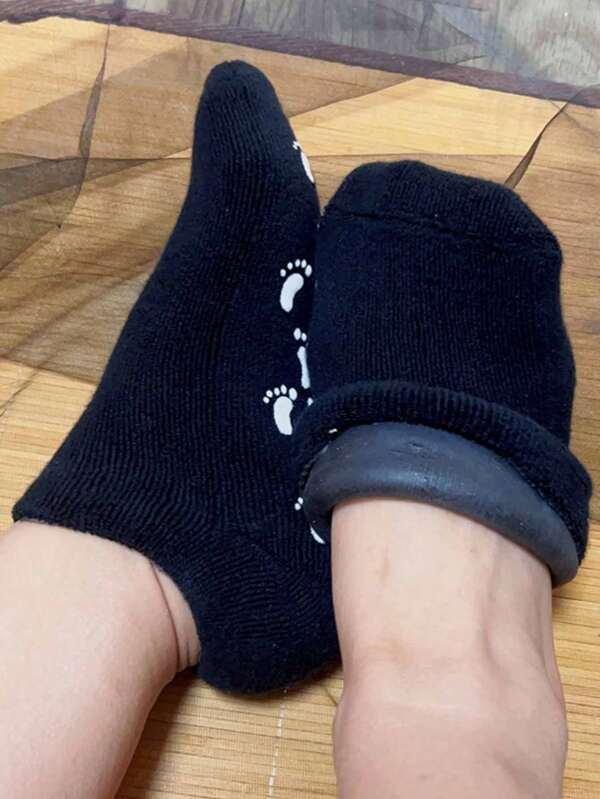 1 Pair Essential Oil Foot Mask, Moisturizing & Softening Cracked Foot Care, Nourishing Foot Gel Leg Warmers