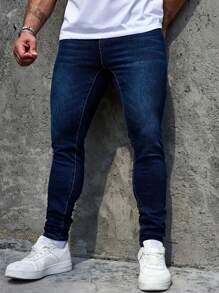 Men's Pocket Distressed Skinny Casual Fashionable Jeans
