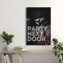 1pc Party Next Door Poster Tranh Canvas Trang Trí Nhà Hiện Đại Phòng Khách Phòng Ngủ Nghệ Thuật Treo Tường Quà Tặng Khung Tùy Chọn - Nhiều màu - Xem 5
