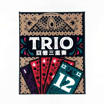 Juego de mesa Trio - Un juego de estrategia apropiado para reuniones