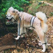 Puppy Dog Raincoat Four-Legged Waterproof All-Inclusive Large Dog Raincoat Pet Medium And Large Dog Small Dog Rainy Day Clothes Poncho - 透明的 - 查看 6