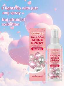 DOWMOO Agent éclaircissant pour ballons, agent antioxydant pour décoration de latex, agent protecteur éclaircissant pour mariage, agent de polissage pour célébration, finition mate anti-buée verrouillant la couleur jusqu'à un fini miroir, mise à niveau instantanée d'un lieu de fête haut de gamme