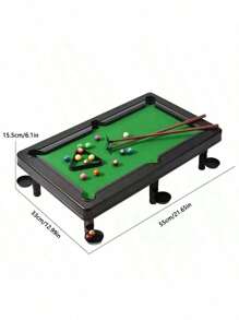Nuevo juego de mesa de billar/pool portátil, 2025 1 set. Juego de mesa para jugar en cualquier lugar, juego de mesa, regalo perfecto para cumpleaños, Navidad, Halloween