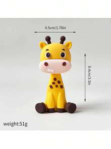 4 Stücke oder 1 Stück Tier-Kuchenaufsätze, süße Cartoon-Kuchendekorationen in Form von Löwen, Elefanten, Affen und Giraffen, Kuchendekorationen mit Waldmotiven, weiche Gel-Kuchendekorationen mit Waldtieren, Bienen, Kakteen, Kiefern, Gras usw., geeignet als Kuchendekoration zur Taufe, Kuchendekorationen für Gender-Reveal-Partys, Geburtstagskuchendekorationen, Kuchendekorationen für die Party zum ersten Geburtstag