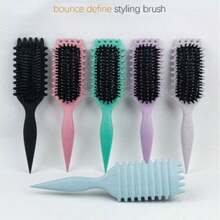 热销新款卷发梳-卷发梳定型梳，适用于卷发，卷发梳，适用于湿发，塑造和定型女士卷发 - 彩色 - 查看 1