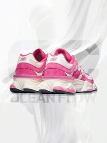 New Balance 9060 Quartz Grey - Pink/Pink - View 4