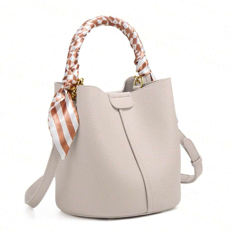 Stunning Arrival! New Large Capacity Commuter Crossbody Bag, Multi-Purpose Small Bag For Women, Classic Fashionable And Versatile Model - Milk Apricot - View 1