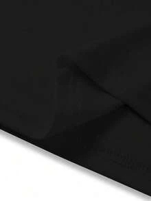 Camiseta con diseño de alas de hada en la espalda - Negro - Ver 2