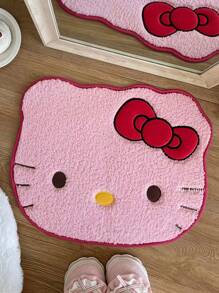 Sanrio Sanrio Cute Cartoon Floor Mat Hello Kitty Animal Bedroom Bathroom Absorbent Car Decorative Carpet Floor Mat Towel