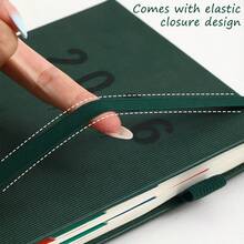 2026 New Hardcover Spiral Bound Agenda Planner Notebook, 400 Pages Daily Planner Calendar Journal, Time Management Self Discipline Tracker, 365 Days Planner For Office,School Supplies,Back To School