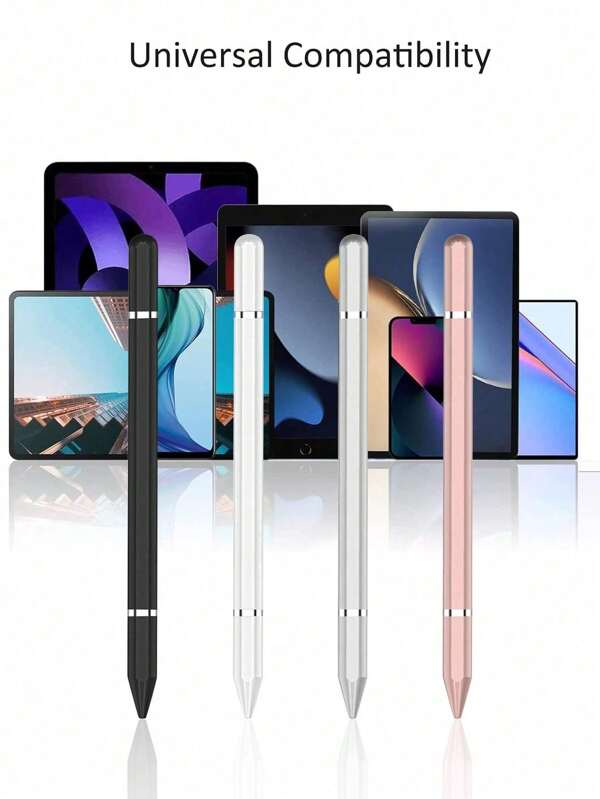 1pc Multi-Function 2-In-1 Signing Pen, Student Exam Handwriting Pen, Office Supplies School Stationery, Tablet/Phone Stylus Pen, For Teachers & Students