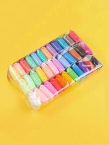 48PCS Ultra-Light Clay Plasticine Space Clay Color Clay Handmade DIY Mold Colorful Children's Day Plasticine Set (Packaging Drawings Random)Food Slime,Dry Erase Board,Slime Clear,Soft Clay,Plasticine Set,Magic Cookie Slime,Slime>Kit,Slime Containers,Air Dry Clay,Slime,Slime Kit,Clay