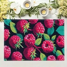 1/4/6/8/12 Piezas Manteles de mesa impresos de lino lavables, almohadillas protectoras de superficie, manteles de mesa de comedor para interiores y exteriores, adecuados para fiestas festivas, decoración de cocina y mesa de comedor