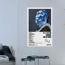 1 件经典音乐专辑封面海报帆布画现代家居客厅卧室房间装饰艺术卧室装饰海报墙艺术礼物可选框架 - 彩色 - 查看 6