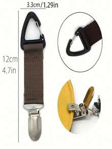 2pcs Travel Cap Clip - Convenient To Hang On Bags, Sturdy Cap Holder, Super Lightweight & Portable, Attachable To Handbags, Backpacks, Pants Waistband, Suitcases, Suitable For Sun Hats & Towels, Essential Accessory For Summer Outings - Perfect For Travel, Commuting, Outdoor Activities