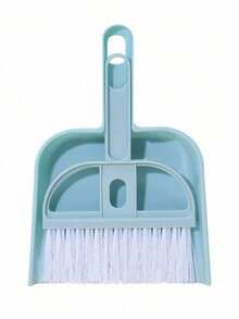 2pcs/Set Desktop Mini Broom & Dustpan Set, Keyboard & Window Cleaning Small Shovel, Suitable For Cleaning Desk, Keyboard, Hamster Cage - Multicolor - View 8