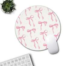 1 Peça Tapete de Mouse Fofo, Tapete de Mouse Redondo para Escritório com Base Antiderrapante de Borracha, Tapete de Mouse Portátil Pequeno, Tapete de Mouse de Borracha para Computador Portátil, Adequado para Meninas e Meninos, para Escritório, Casa, Estudo e Games, 20*20*0,2cm - Multicolorido - Visão 12