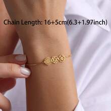 Personalized 1-5 Birth Flowers Bracelet, Birth Flower Family Bracelet, Elegant Personalized Jewelry, Birth Flower Jewelry, Mother's Day Gifts,Gold,Stylish,Colorful,Vintage,Simple,Unisex,Casual,Cuties,Custom,Personalized,Unique,Ideal Gifts For Him,Ideal Gifts For Her,Her,Boyfriend,Girlfriend,Dad,Mom,Family,Friends,For Anniversaries,For Birthdays,For Graduation,For Prom,For Party,Jewelry,Jewelry,School Supplies,Back To School,For Office,For School,For Classroom,For Teacher Gifts,For University,For Colleague,For Dorm Rooms,For Teacher,For Boys And Girls,For Teenagers,Junior High School Students,Middle School Students,High School Senior High School Students,College Students,University Students,Freshman,Sophomore,Underclassmen,Chic Autum, Chic Winter