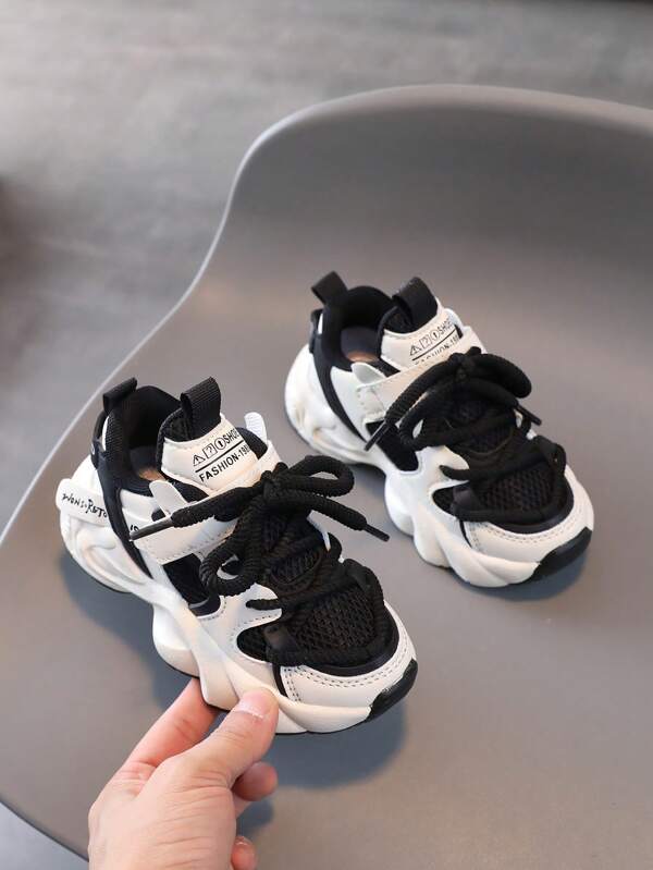 Zapatillas deportivas informales para niños/niñas con suela gruesa, de estilo moderno, 2025 Nueva Primavera