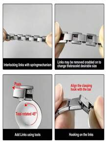 1PC Gold Plated 18k Stainless Steel Elastic Bracelet, Can Be Freely Matched With Patchwork Men's Bracelet. Suitable For Daily Wear