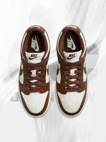 Nike Dunk Low Cacao Wow (Women's)– Women's Lifestyle Sneakers – Shoes For Woman -Vintage -Spring & Summer-Inspired Running Shoes, Shock-Absorbing Comfort, Gym To Streetwear Casual Wear-Easter Gift–DD1503 124 - Sail/Cacao Wow-coconut Milk - View 3
